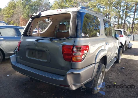2004 Toyota Sequoia Sr5 V8 from USA, damaged, VIN 5TDZT34AX4S228447